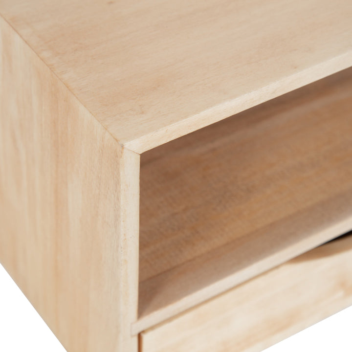 Hutton Floating Wall Shelf with Drawer