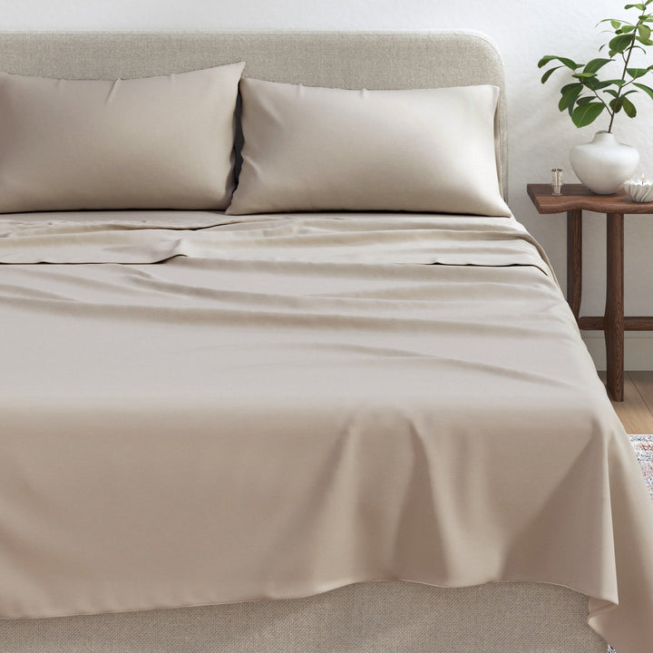 Viscose from Bamboo & Cotton Blend Jersey Knit Sheets
