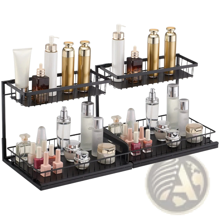 Under Sink Organizer 2 Tier Wire Pull out Baskets