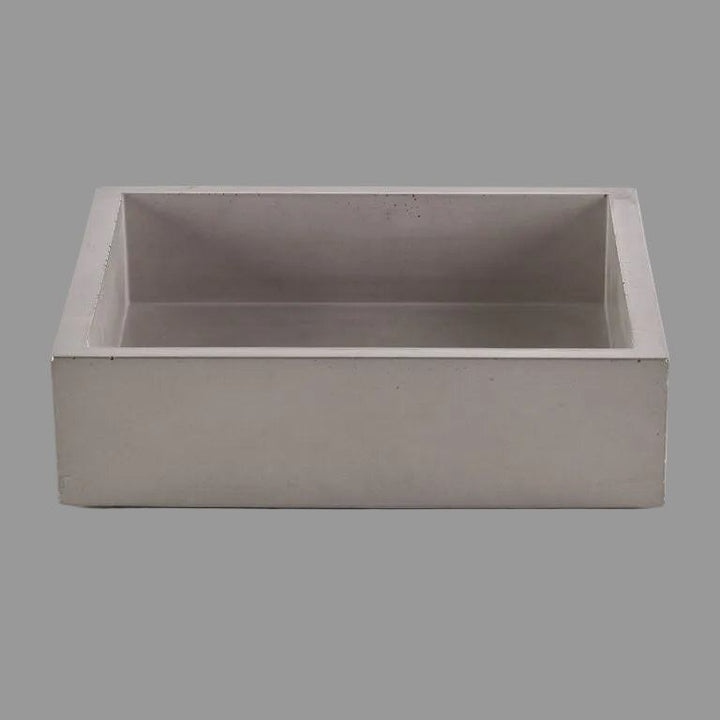 Concrete Napkin/Valet Bin: Gray — Serveware, [material], Port Living Co.