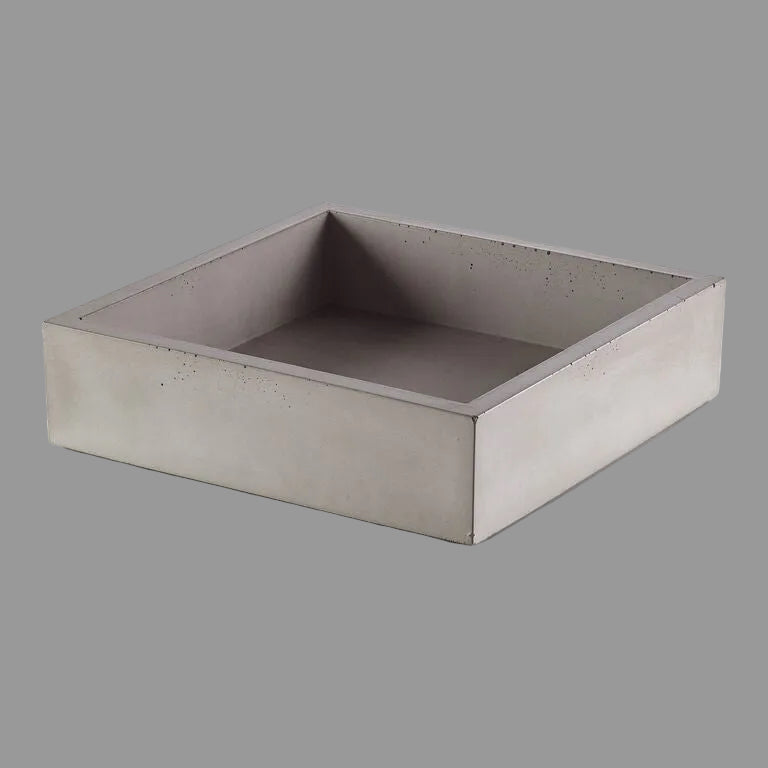 Concrete Napkin/Valet Bin: Gray