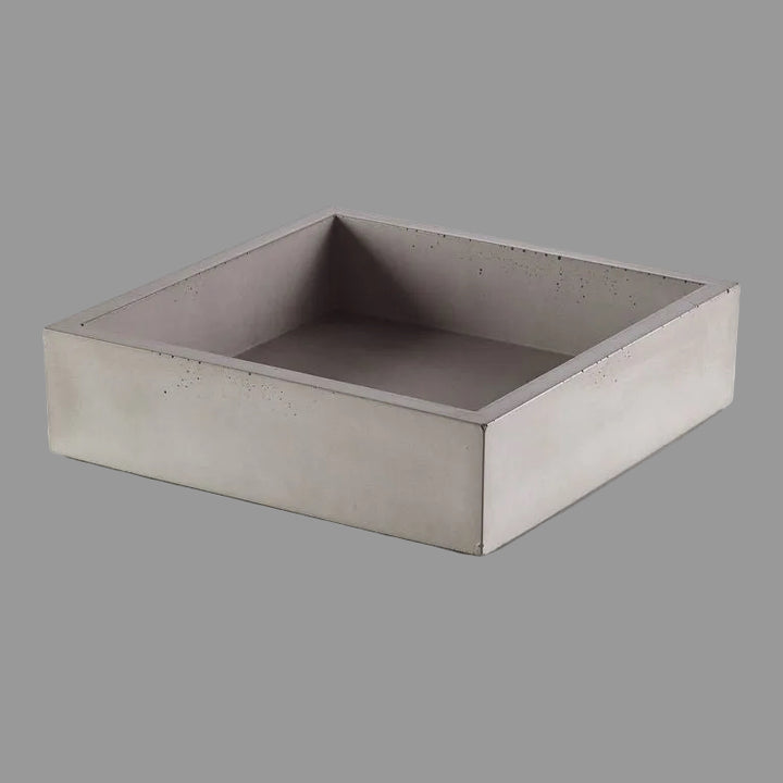 Concrete Napkin/Valet Bin: Gray