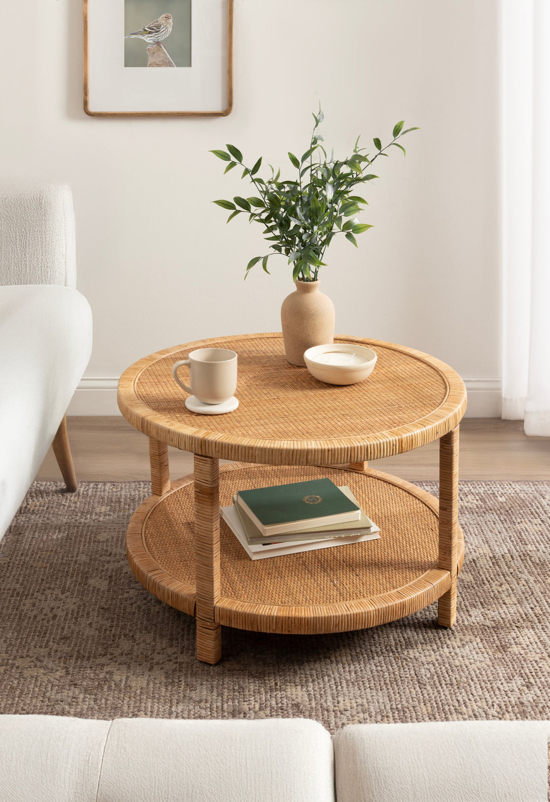 Rafina Rattan Round Coffee Table