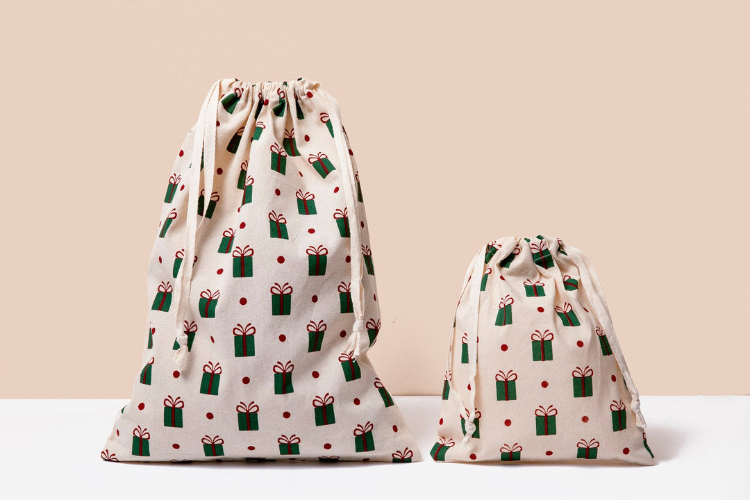 Organic Cotton Cloth Gift Bags (Set of 4)
