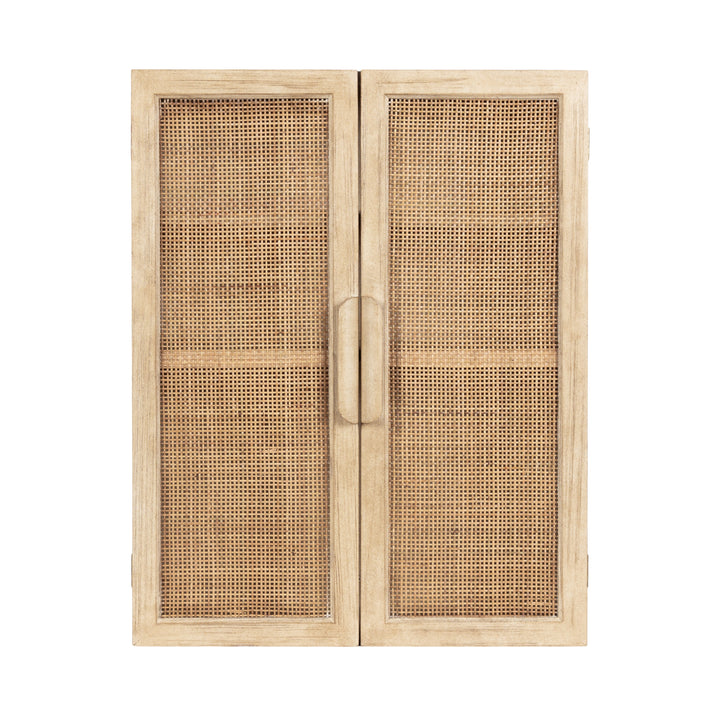 Ori Rattan 2-Door Wall Cabinet