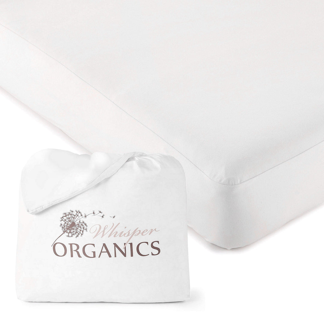 Organic Jersey Cotton Waterproof Knit Crib Mattress Cover
