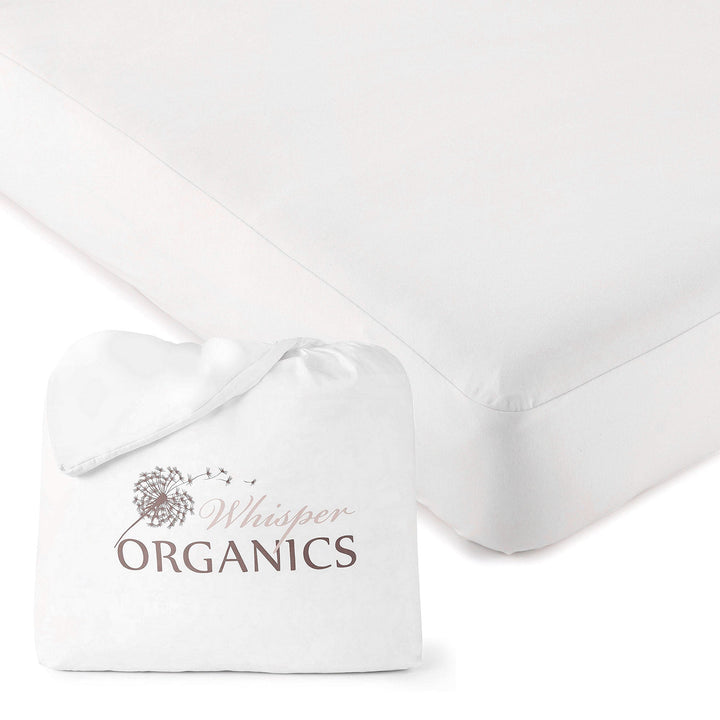 Organic Jersey Cotton Waterproof Knit Crib Mattress Cover
