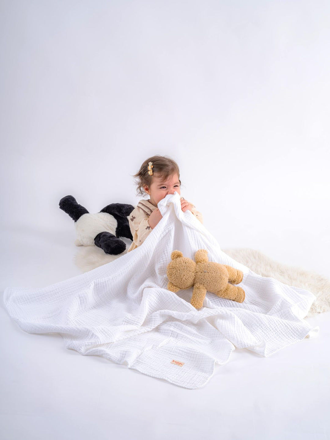Quilted 4 Layers Muslin Blanket