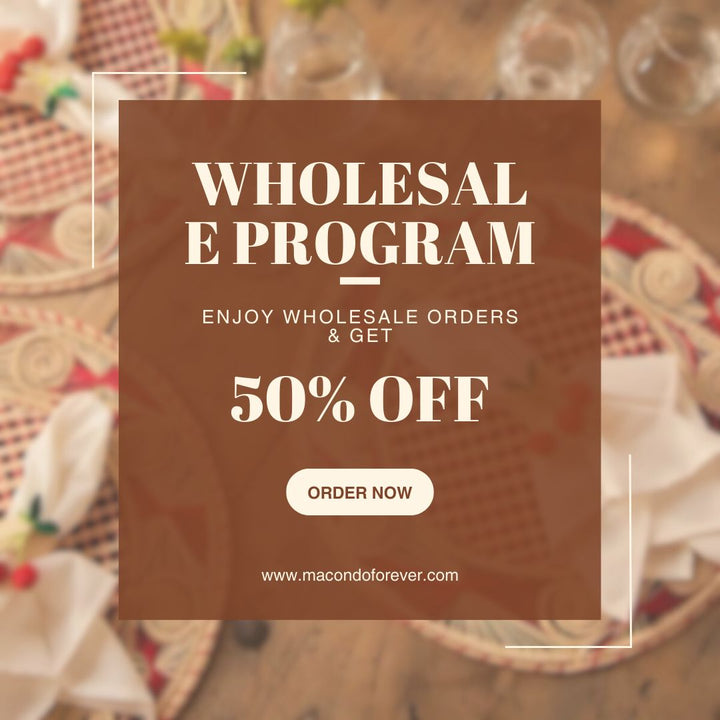 Orchid Handwoven Iraca Palm Placemat