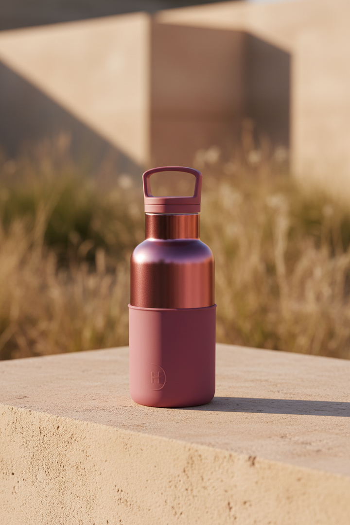 Vacuum Insulated Water Bottle - Rose Gold 12 oz