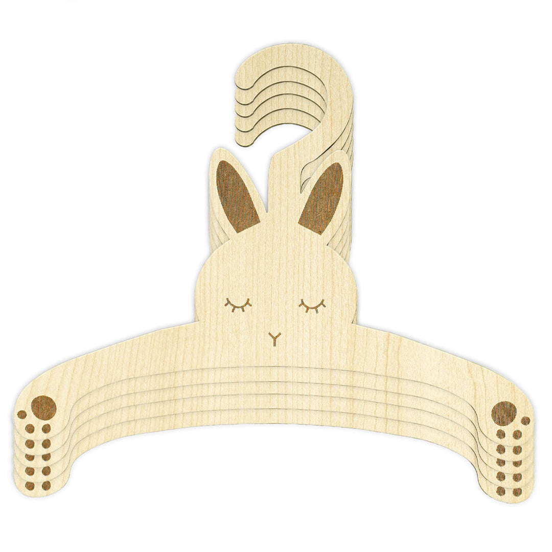 Wooden Animal Baby Hangers, Wooden Baby Closet Hangers