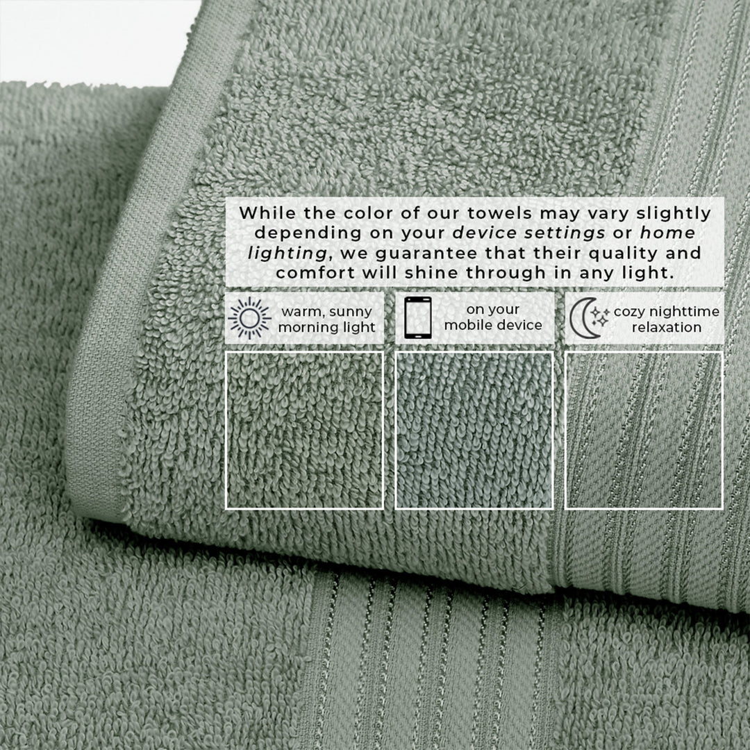 Cotton Terry Bath Towel Set - Cooper Collection