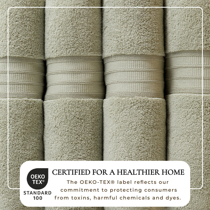 100% Cotton Premium Bath Towel Set - Chiara Collection