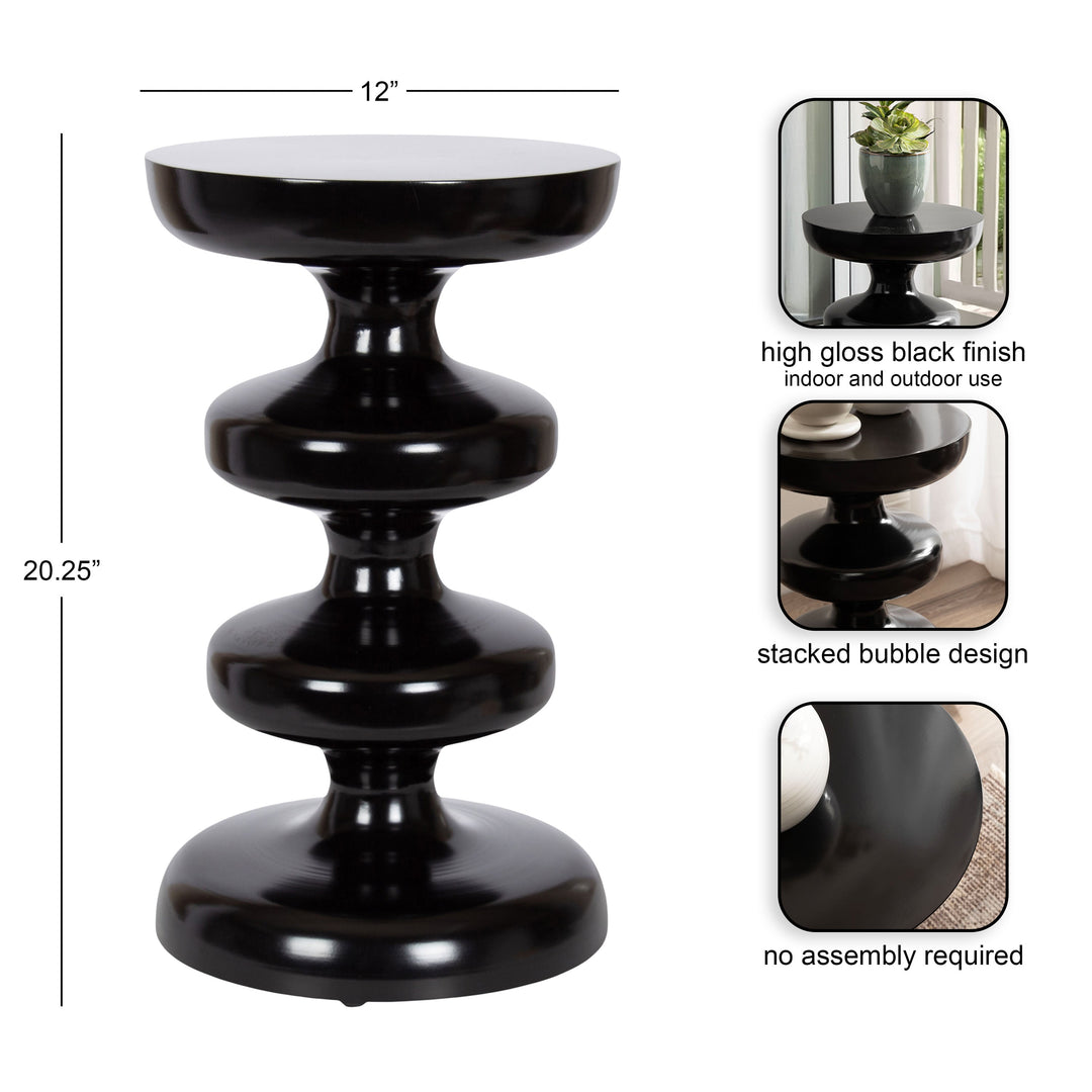 Fondi Metal Side Table