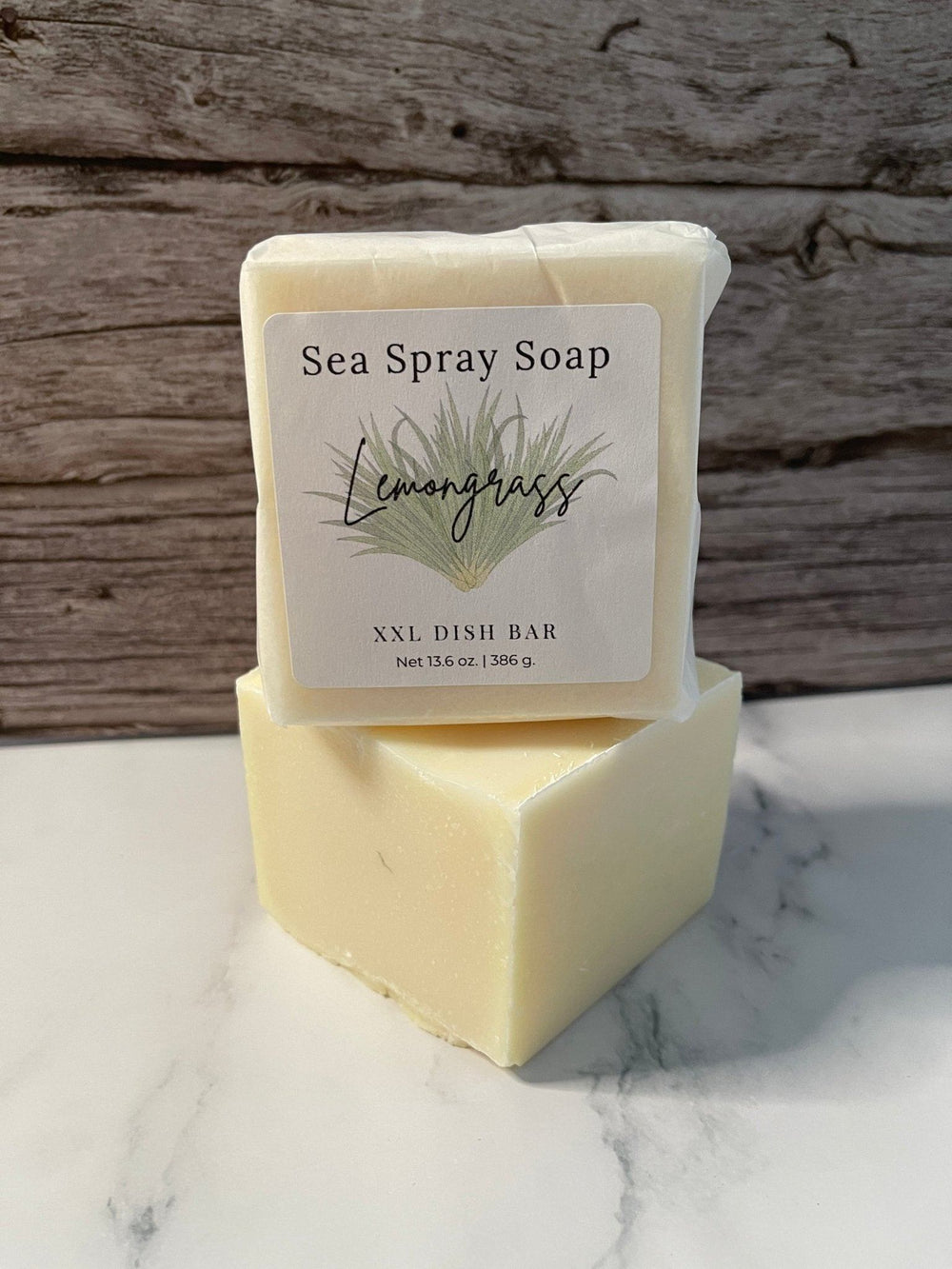 XXL Solid Dish Soap Bar (11.75 oz) — Solid Dish Soap, [material], Sea Spray Soap