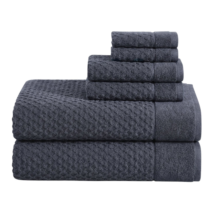 Cotton Diamond Waffle Weave Bath Towel Set - Grayson Collection