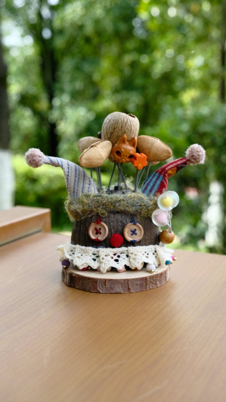 "The Happy Jester" Seed Clown Doll