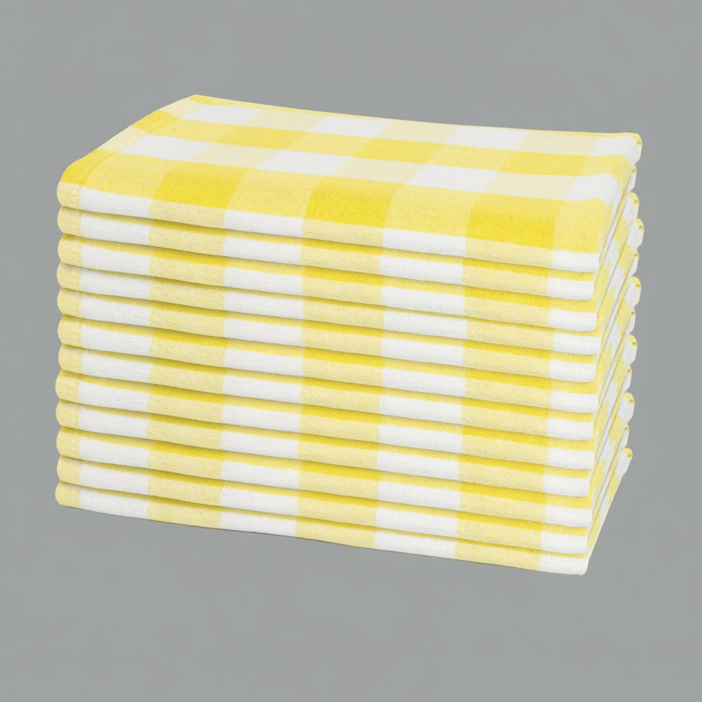 Plaid Dinner Napkins—100% Cotton (12 Pack)