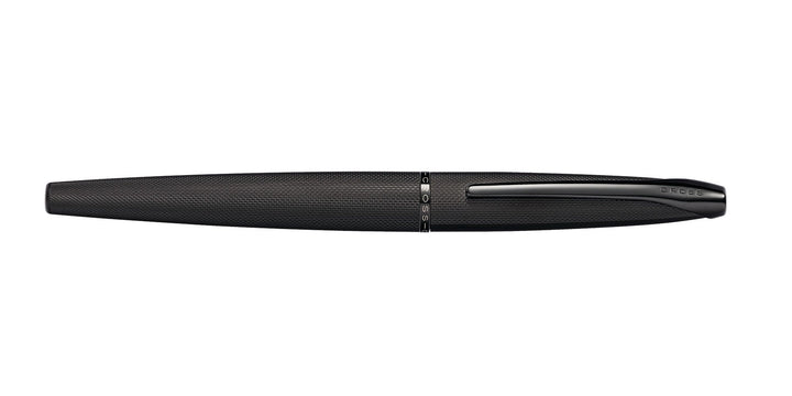 ATX® Brushed Black Stainless Steel Medium Nib Fountain Pen