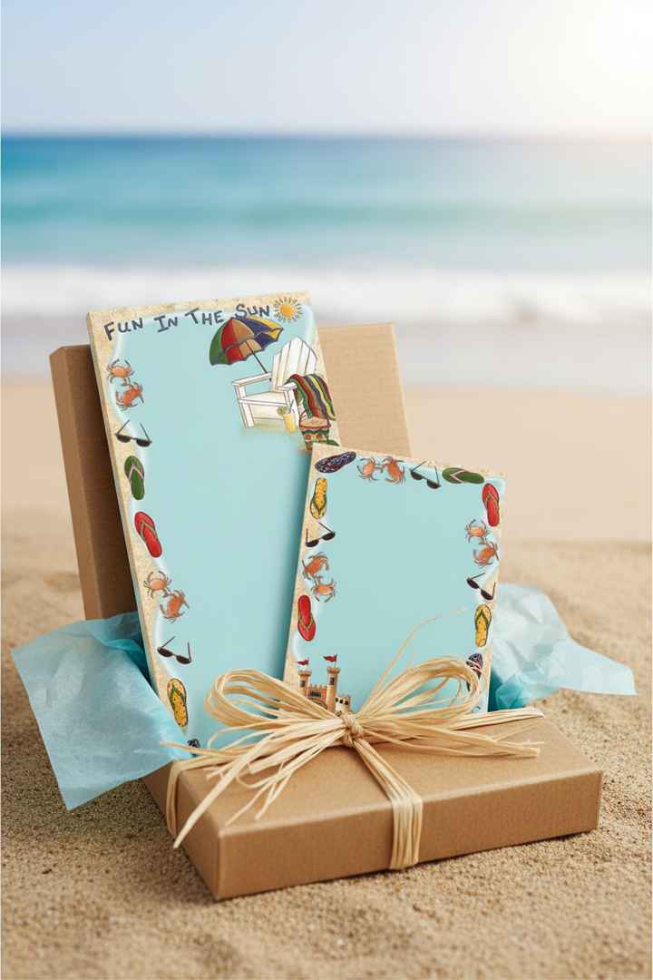Deluxe List Pad Gift Set - Fun in the Sun