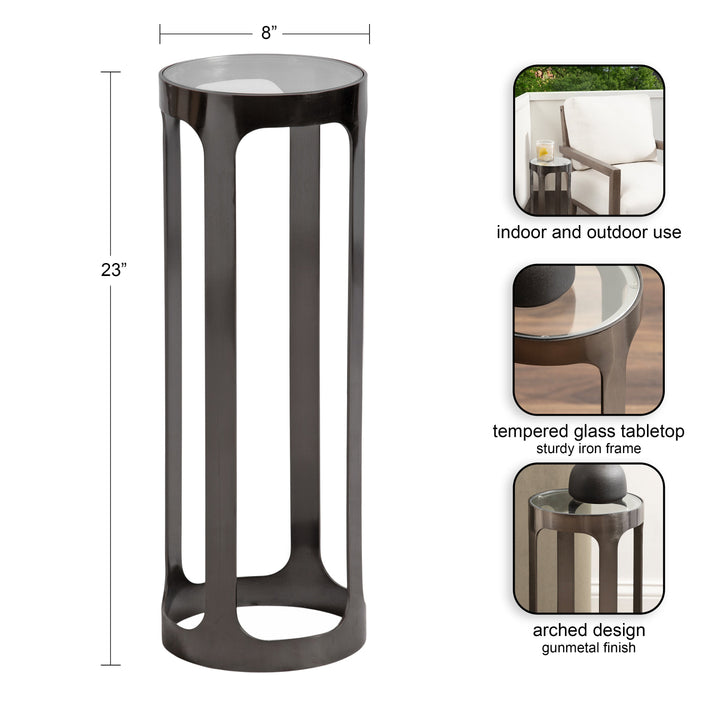 Dahl Metal Drink Table