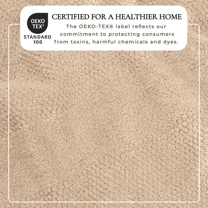 100% Cotton Woven Texture Bath Towel Set - Marbella Collection